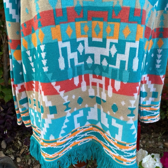 Ruby Rd. • Blue • Size Large •  Aztec/Indian Design • Sweater • New W/ Tags - Picture 9 of 9